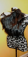 Load image into Gallery viewer, Triangle Faux Fur Hook &amp; Eye Closure Scarf
