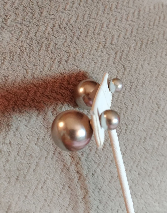 Earrings Double Sided Mini-Me Pearl