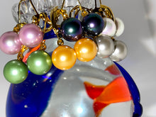 Load image into Gallery viewer, Earrings Simulated Pearl Single Ball Dangler
