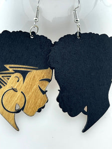 Earrings Wooden Womens Profile