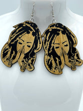 Load image into Gallery viewer, Earrings Wooden Womens Profile
