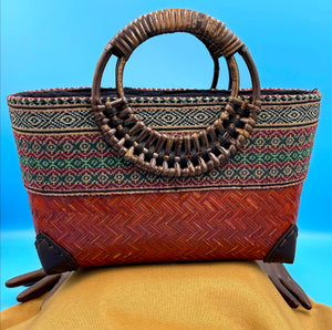 Handbag Woven Rattan