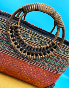 Handbag Woven Rattan