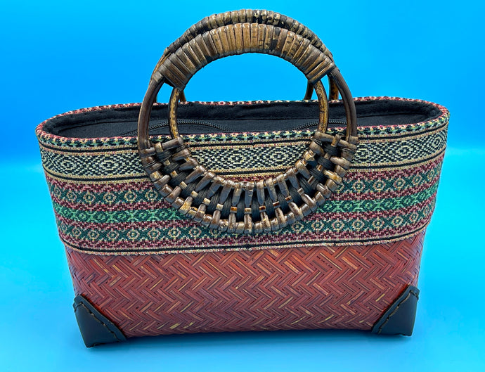 Handbag Woven Rattan