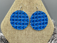 Load image into Gallery viewer, Earrings Natural Polished Wood Ethnic Painted Patterns
