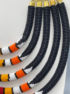 Necklace 30" Beaded Masai